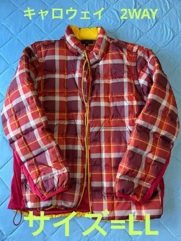 Callaway 2WAY 체크 무늬 다운 자켓 LL