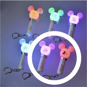 미키 미니 응원봉 키링 2개 세트