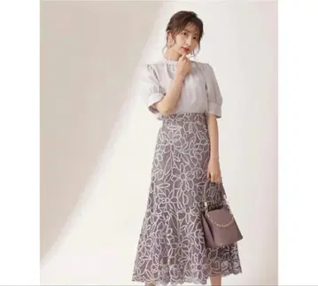 머메이드 바이컬러 레이스 스커트 PROPORTIONBODYDRESSING