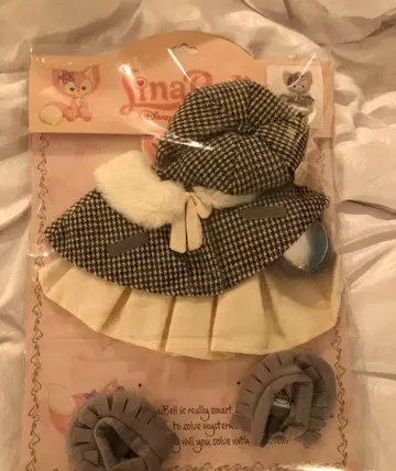 상하이 디즈니 한정판 리나벨 탐정 봉제 인형s 코스튬