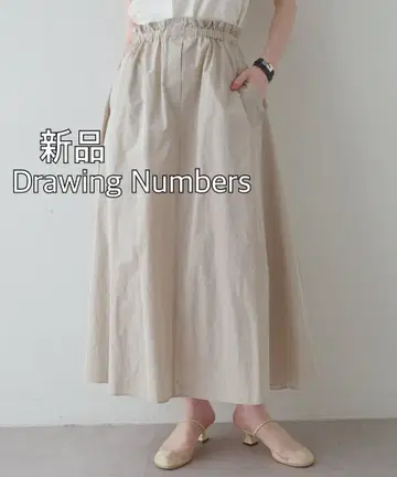 새상품 Drawing Numbers 드로잉 넘버 개더 스커트