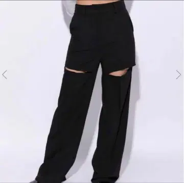 melt the lady 훅 슬릿 슬랙스 팬츠