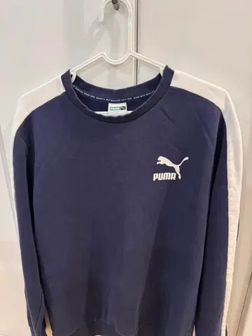 PUMA 네이비 크루넥 트레이닝복 L
