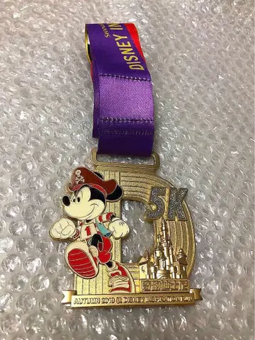해외 상하이 디즈니 5Km 완주 기념 미키마우스 DISNEY 메달