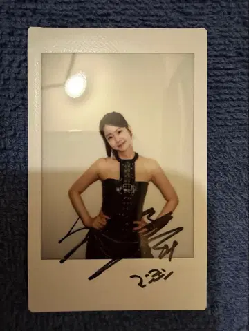 승연 친필 사인 폴라로이드 KARASIA 애니가챠 당선품