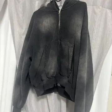 헤비 웨이트 더블 지퍼 후디 블랙 계열 남성용 소에르테 soerte