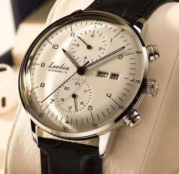 Luobin 자동 태엽 시계 실버