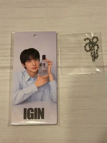 IGIN 일본 한정판 팝업 보틀넥 택 4개 BTS JIN 1