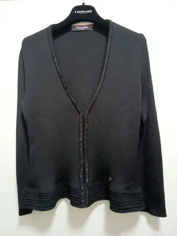 시착 정도 레오나르 허리 기장 가디건 40