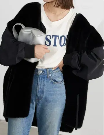 CIAOPANIC TYPY [ etsinta ] 퍼 절개 자켓