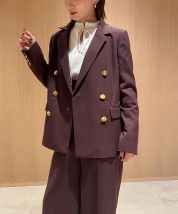 SNIDEL sustainable 더블 자켓