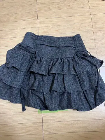 OLIVE des OLIVE 드로스트 티어드 미니 스커트