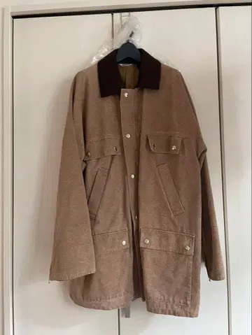 AURALEE WASHED ORGANIC HUNTING BLOUSON