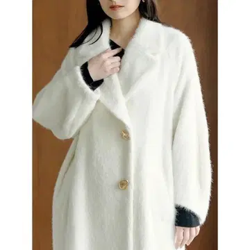 스나이델 샤기 롱 코트