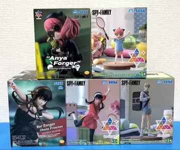 스파이 패밀리 Luminasta 피규어 5개 세트