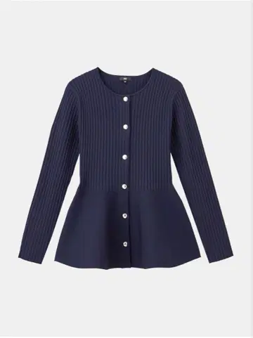 PLST 페플럼 가디건