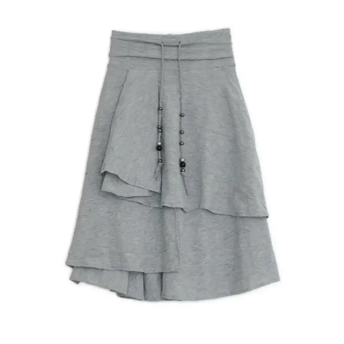COYSEIO | 코이세이오 Koiseio double shirring skirt gray on Bunjang