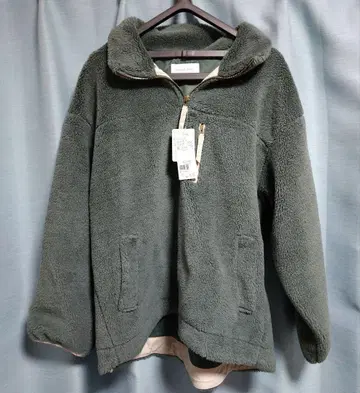 GLOBAL WORK 보아 스탠드 블루종 L 사이즈