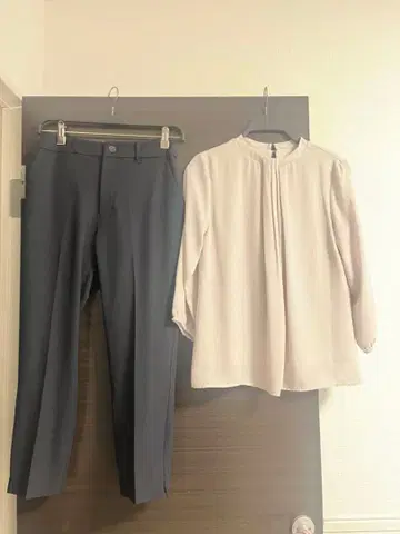 팬츠 블라우스 세트