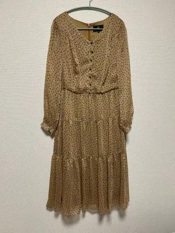 HEART CLOSET 하트 옷장 쉬폰 도트 원피스 L