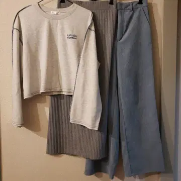 GU 코듀로이 팬츠 3세트