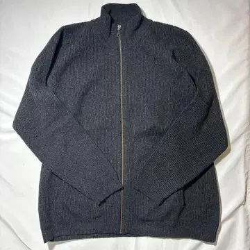 Patagonia 드라이버 니트 지퍼 차콜 그레이 울 니트