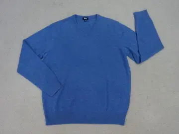 유니클로 캐시미어 100% V넥 긴팔 스웨터 캐시미어 스웨터 XL