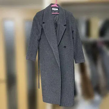 롱 가운 코트 그레이 natural beauty basic