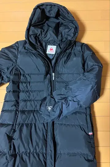 le coq sportif 롱 다운 코트 벤치 코트 블랙 L