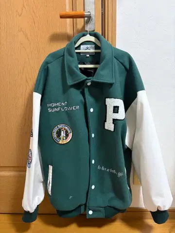 momentsunflower 바시티 자켓 XL 사이즈