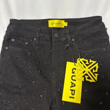 GUAPI 블랙 데님 팬츠 30