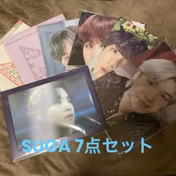 BTS SUGA 프리미엄 사진 7점 일괄 세트 판매