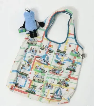 미사용 새상품 니코앤드 [퍼펫 스] 콜라보 봉제 인형 에코백