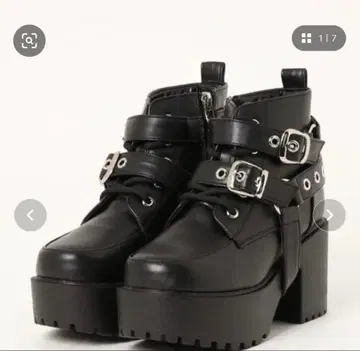 YOSUKE 요스케 통굽 벨벳 숏부츠