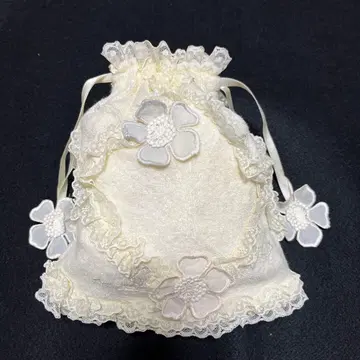 사엘라 히스쿠네 아이보리 복조리 파우치