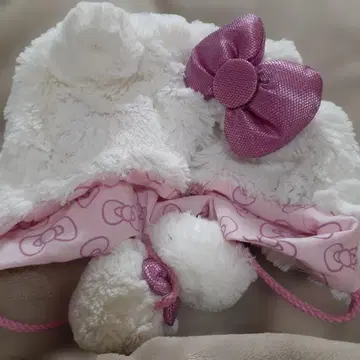 헬로키티 리본 포함 모자