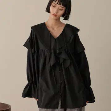 LOWRYSFARM 프릴 튜닉 블라우스 593184