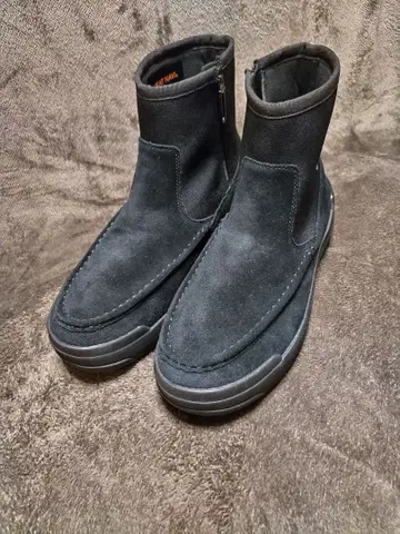 데상트 스웨이드 스노우 부츠 비브람 아크틱 그립 28cm