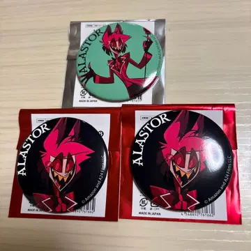 해즈빈 호텔 신주쿠 마루이 시크릿 캔뱃지 알래스터 3개 세트