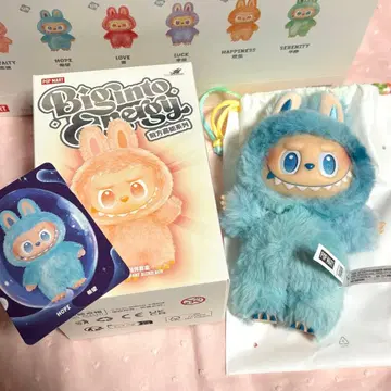 정품 POPMART Big Energy labubu 블루