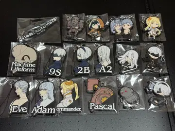 니어 오토마타 러버 스트랩 러버 키링 묶음 판매