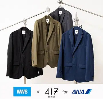 [ 새상품급 ] WWS 워크 의류 수트 x EDIFICE x ANA 차콜