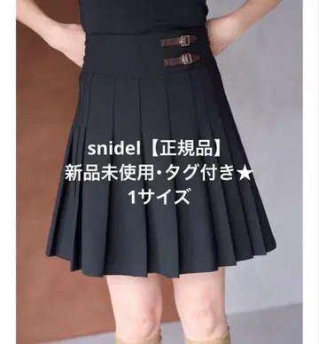 snidel 플리츠 스카쇼팬