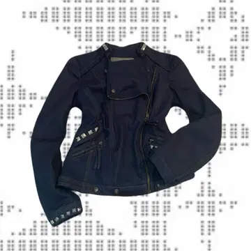 Archive 라이더 데님 자켓 티셔츠 y2k 헤이세이 갸루 그런지 락