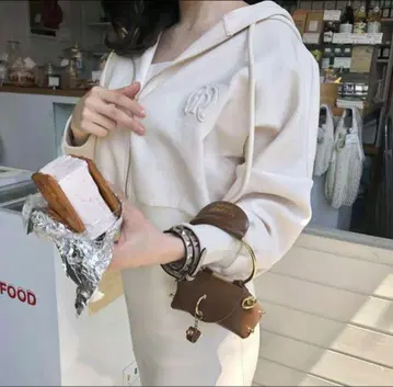 monamour 지퍼 후디 셋업