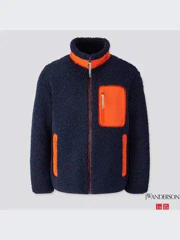 (고품질 중고) 유니클로 JW ANDERSON 방풍 보아 플리스 자켓