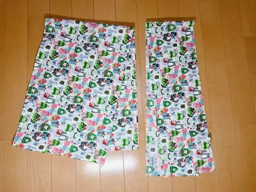 크리스마스 디자인 오비 장식 천과 장식용 깃 세트