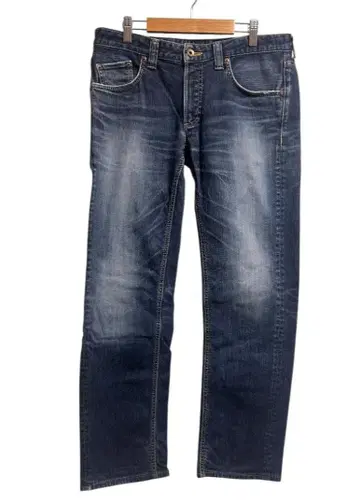 quadro 쿠아드로 데미지 가공 스트레이트 스트레치 데님 팬츠 3