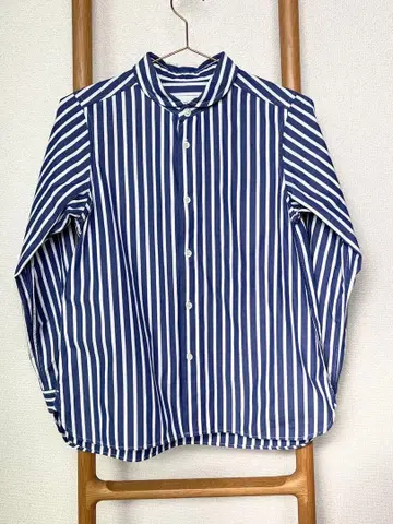 [ 컨디션 최상 ] prit 프릿 스트라이프 셔츠 긴팔 일본제 0 사이즈