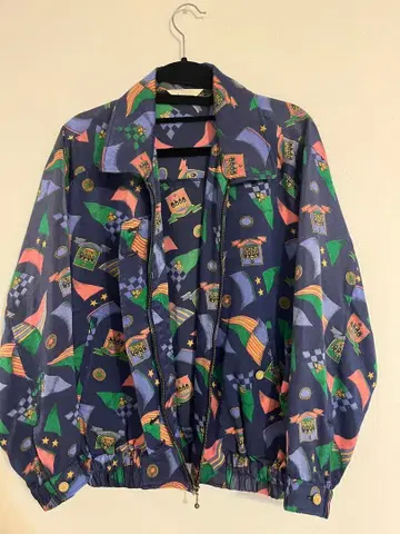 Jantzen 컬러풀 긴팔 자켓 네이비